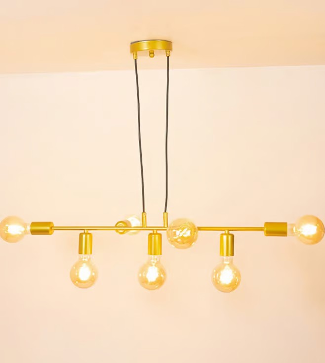 WallMantra Linear Glass Globe Cluster – Modern Hanging Light